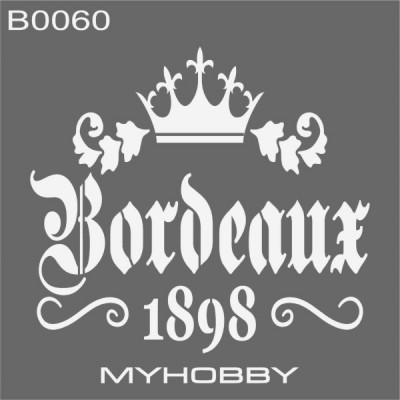 MyHobby Stencil Şablon 30x30cm B0060