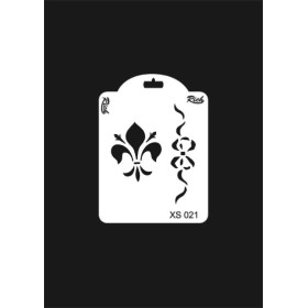 Rich XS Serisi Stencil 14x10cm XS 021 Rich XS Serisi Stencil 14x10cm XS 021