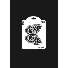 Rich XS Serisi Stencil 14x10cm XS 034 Rich XS Serisi Stencil 14x10cm XS 034