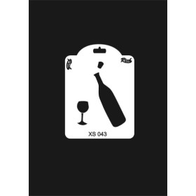 Rich XS Serisi Stencil 14x10cm XS 043 Rich XS Serisi Stencil 14x10cm XS 043