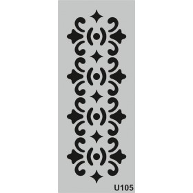 U105 Stencil 10x25 cm