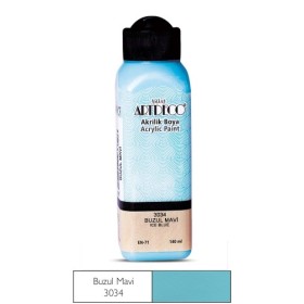 3034 Buzul Mavi Artdeco Yeni Formül Akrilik Boya 140 ml