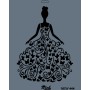Rich New Seri N-444 Stencil 35x25cm