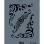 Rich New Seri N-450 Stencil 35x25cm