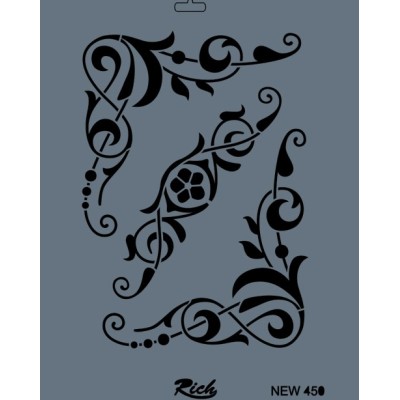 Rich New Seri N-450 Stencil 35x25cm