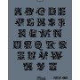 Rich New Seri N-465 Stencil 35x25cm