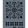 Rich New Seri N-485 Stencil 35x25cm