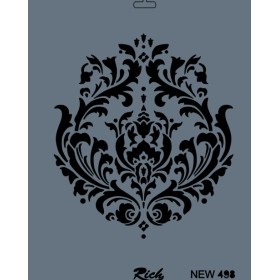 Rich New Seri N-498 Stencil 35x25cm