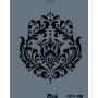 Rich New Seri N-498 Stencil 35x25cm
