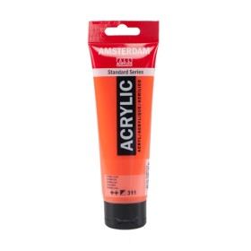 Talens Amsterdam Akrilik Boya 120 ml. 311 Vermilion Talens Amsterdam Akrilik Boya 120 ml. 311 Vermilion