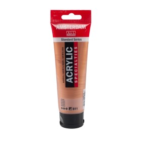 Talens Amsterdam Akrilik Boya 120 ml. 811 Bronze (Metalik) Talens Amsterdam Akrilik Boya 120 ml. 811 Bronze (Metalik)