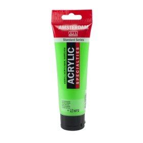 Talens Amsterdam Akrilik Boya 120 ml. 672 Reflex Green (Fosforlu) Talens Amsterdam Akrilik Boya 120 ml. 672 Reflex Green (Fosforlu)