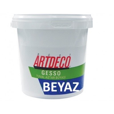 Artdeco BEYAZ Gesso Tuval Astar Boyası 1000 ml.