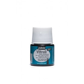 Pebeo Vitrail Cam Boyası Transparan Turquoise Blue 45ml