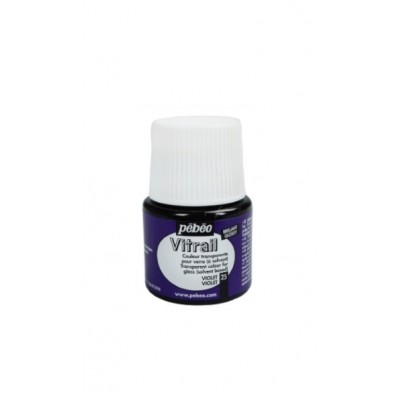 Pebeo Vitrail Cam Boyası Transparan Violet 45ml
