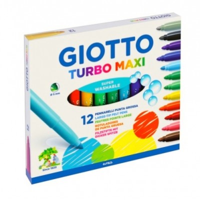 Giotto Turbo Maxi Keçeli Kalem 12li