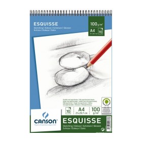 Canson Leisure Esquisse Spiralli Eskiz Defteri A4 100 gr. 70 Sayfa