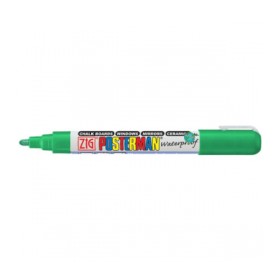 Zig Posterman Waterproof Boyama Markeri Medium Uç 2 mm GREEN