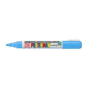 Zig Posterman Waterproof Boyama Markeri Medium Uç 2 mm LIGHT BLUE