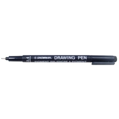 Snowman Drawing Pen Teknik Çizim Kalemi 0.4 SİYAH