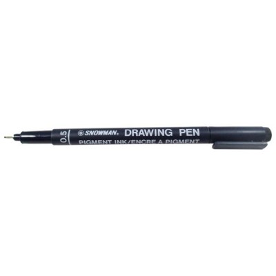 Snowman Drawing Pen Teknik Çizim Kalemi 0.5 SİYAH