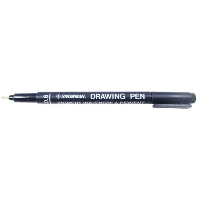 Snowman Drawing Pen Teknik Çizim Kalemi 0.6 SİYAH