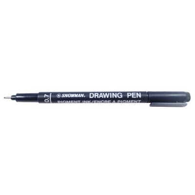 Snowman Drawing Pen Teknik Çizim Kalemi 0.7 SİYAH