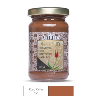 Artdeco Geleneksel Ebru Boyası 105ml K.Kahve