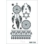 Rich New Seri N-518 Stencil 35x25cm
