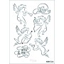 Rich New Seri N-514 Stencil 35x25cm