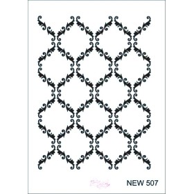 Rich New Seri N-507 Stencil 35x25cm