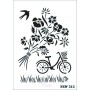 Rich New Seri N-513 Stencil 35x25cm