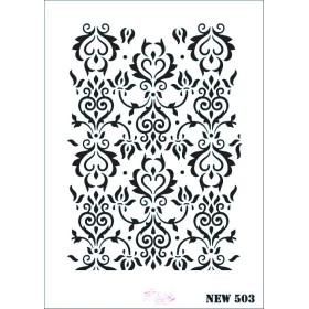 Rich New Seri N-503 Stencil 35x25cm