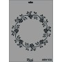 Rich New Seri N-576 Stencil 35x25cm