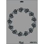 Rich New Seri N-574 Stencil 35x25cm