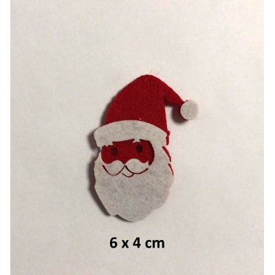 Noel Baba 6x4cm Küçük Keçe Süs