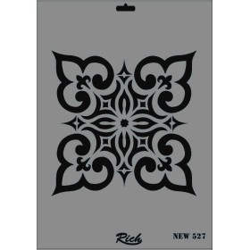 Rich New Seri N-527 Stencil 35x25cm