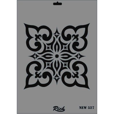 Rich New Seri N-527 Stencil 35x25cm