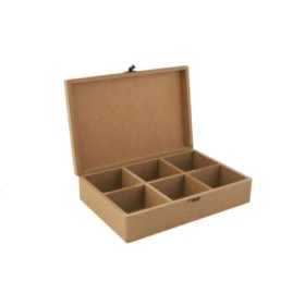 6 Bölmeli Kutu 30x20x8cm KT-57 Bölmeli Kutu 30x20x8 KT-57