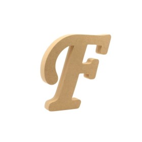 18mm F - Harf Ahşap Obje HR7 Yükseklik: 15 cm Ahşap Obje HR7