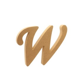 18mm W Harf Ahşap Obje HR35  Yükseklik: 15 cm 18mm W Harf Ahşap Obje HR35