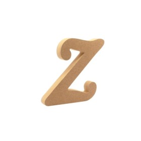 18mm Z - Harf Ahşap Obje HR29  Yükseklik: 15 cm Ahşap Obje HR28