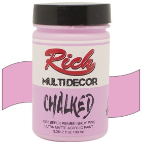 Rich Multi Decor Chalked Akrilik 4522- Bebek Pembe 100cc Rich Multi Decor Chalked Akrilik 4522- Bebek Pembe 100cc