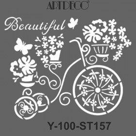 Artdeco Stencil 30x30cm -ST157