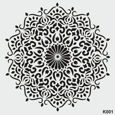 biStencil Şablon 25x25cm K-001