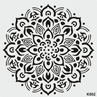biStencil Şablon 25x25cm K-002