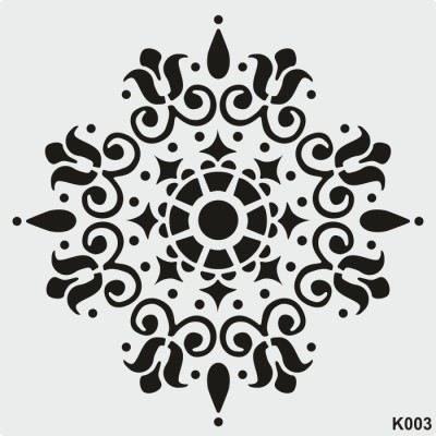 biStencil Şablon 25x25cm K-003