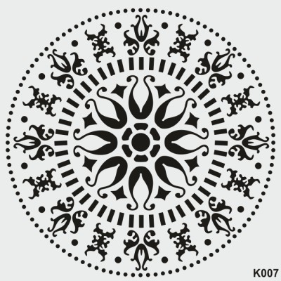 biStencil Şablon 25x25cm K-007