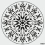biStencil Şablon 25x25cm K-007