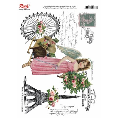 Rich 1362 Vintage Kolay Transfer 23x33cm
